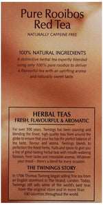 Load image into Gallery viewer, Twinings Tea Red African Rooibos Tea, 20 ct (Pack of 4)