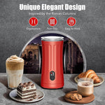 Load image into Gallery viewer, Milk Frother, Upgraded 4-in-1 Milk Frother and Steamer, Hot and Cold Foam Maker and Milk Warmer with Temperature Control &amp; Auto Shut-Off, Frother for Coffee, Latte, Cappuccino, Matcha(Red)