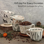 Load image into Gallery viewer, Ceramic Coffee Mug, 12 oz Novelty Unique Teacup with Handle, Stoneware Cup for Tea Mocha Latte Cappuccino Espresso (Leaf)