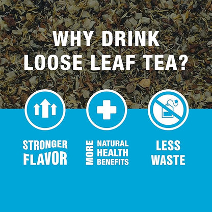 Tiesta Tea - Pear Reverie Tea, Loose Leaf, White Pear Herbal Tea, Premium Low Caffeine Tea Blend, Make Hot or Iced & Up to 25 Cups, 2.5 oz Resealable Pouch