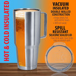 Load image into Gallery viewer, Maxam XPAC 64 Ounce Double Vacuum Wall Stainless Steel Vacuum Insulated Tumbler with Lid and Handle, Fits in a 4 Inch Wide Car Beverage Holder