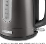 Load image into Gallery viewer, Sencor SWK1778BK 1.7L Stainless Steel Electric Kettle with Lid Safety Lock, Black
