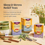 Load image into Gallery viewer, Yogi Tea Stress Relief &amp; Relaxation Variety Sampler - 16 Bags per Pack (5 Packs) - Organic Relaxing Tea Sampler Set - Calming, Comforting Chamomile, Relaxed Mind &amp; More