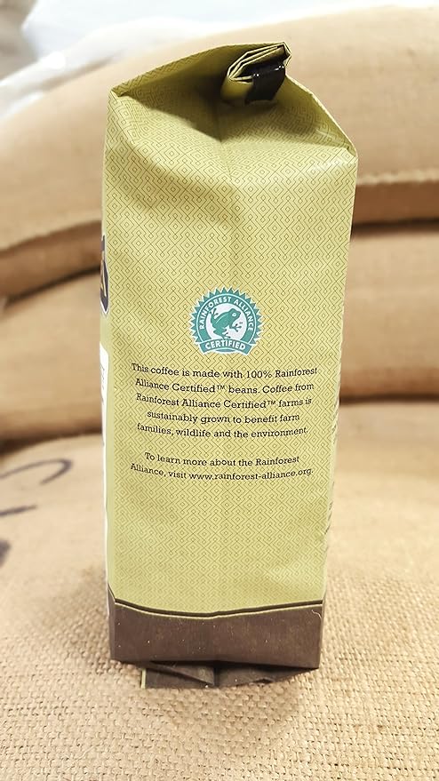 Verena Street 11 Ounce Ground, Swiss Water Process Decaf Coffee, Sunday Drive Decaffeinated, Medium Roast Rainforest Alliance Certified Arabica Coffee (Pack of 2)