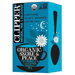 Load image into Gallery viewer, Clipper Tea Snore and Peace Chamomile &amp; Lavender Herbal Tea – Caffeine Free, USDA Organic, Great Hot or Iced – Comfortingly Floral, Natural, Fair &amp; Delicious – 20 Tea Bags