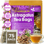 Load image into Gallery viewer, FreshDrinkUS, Premium 75 Astragalus Root Tea Bags, 100% Natural &amp; Pure from Astragalus Root Herbal Tea. Made with Natural Material Tea Bags. No Sugar, No Caffeine, No Gluten, Vegan.