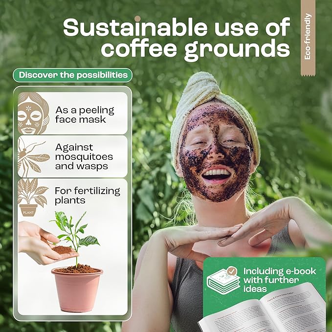 Knock Box for Coffee Grounds - Innovative Barista Accessory with Improved Handling - Coffee Knock Box for Espresso Machine, Black