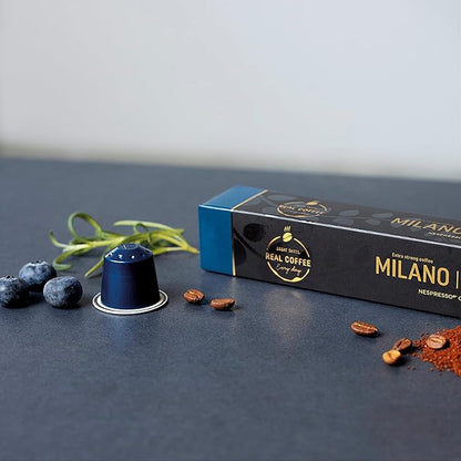 Organic Espresso Variety Pack for Nespresso | 100 Organic Aluminum Capsules | 3 Strong Italian Espressos + 1 Smooth Lungo | 100% Nespresso Compatible Pods | Fairtrade |