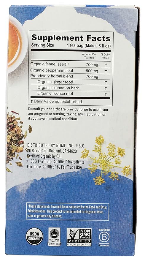NUMI Organic Congest Away Tea, 16 CT