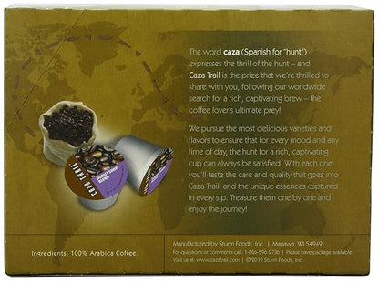 Caza Trail Coffee, Donut Shop Blend, 24 Single Serve Cups
