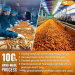 Load image into Gallery viewer, FreshDrinkUS, Premium 135 Turmeric Cinnamon Tea Bags, 100% Natural, Blend of Turmeric, and Cinnamon. Made with Natural Material Tea Bags. No Sugar. No Caffeine. Vegan.