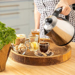 Load image into Gallery viewer, Mixpresso Electric Kettle Temperature Control, Hot Water Kettle Electric, Cordless 1 Liter Capacity, Keep Warm &amp; LED Indicator, Auto-Shutoff, Boil-Dry Protection, Stainless Steel Electric Kettle