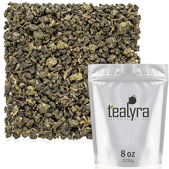 Tealyra - Jin Xuan Milk Supreme Oolong - High Mountain Tainwanese Oolong Loose Leaf Tea - Unique Taste and Aroma - Caffeine Medium - 220g (8-ounce)