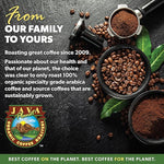 Load image into Gallery viewer, Low Acid Organic Coffee – Whole Bean, Mold-Free &amp; Stomach Friendly by Java Planet, Sumatran Single Origin Decaf Coffee, Dark Roast, Smooth Full Flavored, 1LB Bag