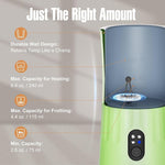 Load image into Gallery viewer, Milk Frother, 4-in-1 Electric Milk Frother and Steamer, Automatic Hot and Cold Foam Maker and Milk Warmer for Coffee, Latte, Cappuccino, Macchiato, Hot Chocolate(Lime Green)