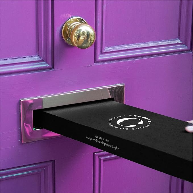 Cru Kafe Dark Roast USDA Organic Espresso Coffee Capsules (50 Pods) Fairtrade Coffee Pods Compatible with Nespresso Original Line and Pixie Machines