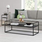 Load image into Gallery viewer, Ada 46'' Wide Rectangular Coffee Table in Blackened Bronze