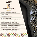 Load image into Gallery viewer, Intelligent Blends Caramel Macchiato Flavored Coffee Pods, 100 ct, Medium Roast Recyclable Single Serve Pods – 100% Arabica Coffee, Compatible with Keurig K Cups Maker