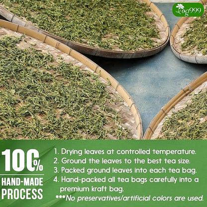 TOG999, Premium 120 Thyme Leaf Tea Bags, 100% Natural & Pure Thyme Leaves. Loose Leaf Thyme Herbal Tea. Thyme Leaf Tea. No Sugar, No Caffeine, No Gluten, Vegan.