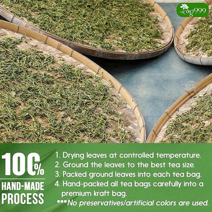 TOG999, Premium 120 Thyme Leaf Tea Bags, 100% Natural & Pure Thyme Leaves. Loose Leaf Thyme Herbal Tea. Thyme Leaf Tea. No Sugar, No Caffeine, No Gluten, Vegan.