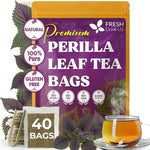 Load image into Gallery viewer, FreshDrinkUS, Premium Perilla Leaf Tea – 40 Tea Bags | 100% Pure Perilla Leaves | Caffeine-Free, Non-GMO, Natural Packaging | Herbal Tea Bags for Daily Enjoyment. Gluten-Free. Sugar-Free. Vegan