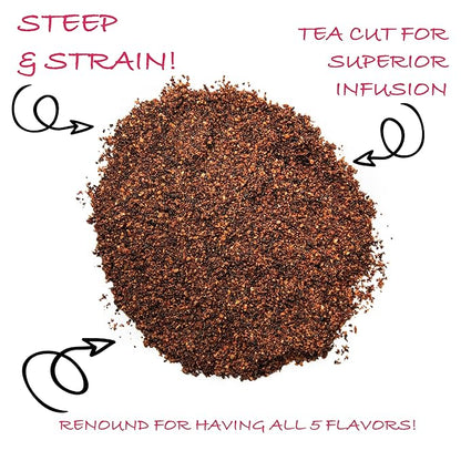 Worldwide Botanicals Organic Schisandra Berries, 1lb, tea cut for best infusion. 100% Schisandra chinesis AKA Five Flavor Fruit, Omija, Wu Wei Zi, Adaptogen Tea, 16 ounces