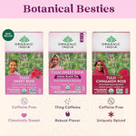 Load image into Gallery viewer, ORGANIC INDIA Tulsi Sweet Rose Herbal Tea - Holy Basil Leaf, African Basil, Chamomile, Lemon Myrtle, Stress Relieving, Caffeine Free - 18 Bags, 3 Pack