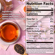 YAMASAN KYOTO UJI Sakura Black Tea Loose Leaf (80g) - Blending Benifuki and Japanese Sakura Cherry Blossom Leaves, Floral and Refreshing Wakocha (Pack of 2)