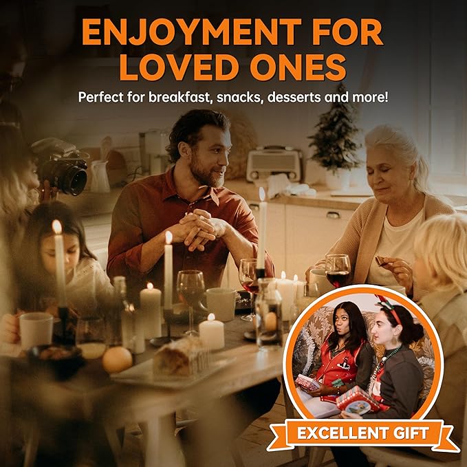 Baker's Friend Multi Pizzelle Maker Electric, Stroopwafel Iron, 4 x 4.5'' Pizzelle Waffle Cookies Maker with Temperature Control, Ideal for Holidays, Parties & More, Great Choice for Gift, Graphite