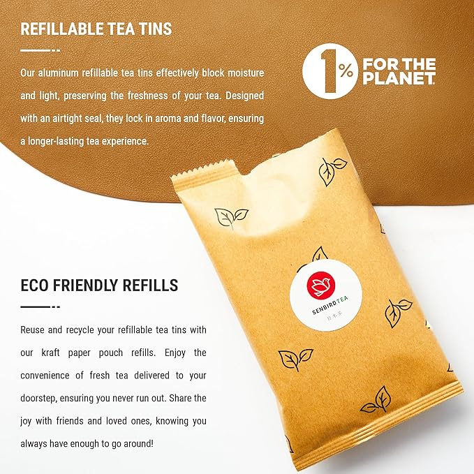 Senbird Premium Wakoucha, Japanese Black Tea - Honoka From Shizuoka, Japan - Loose Leaf Tea In Airtight Tea Tin (2.12oz/60g)