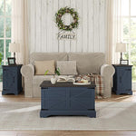 Load image into Gallery viewer, Furnideco Square Coffee Table with Storage Farmhouse Coffee Table with Lifting Top Modern Wood Center Table for Living Room Home Office, Blue