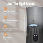 Load image into Gallery viewer, Milk Frother, 4-in-1 Electric Milk Frother and Steamer, Automatic Hot and Cold Foam Maker and Milk Warmer for Coffee, Latte, Cappuccino, Macchiato, Hot Chocolate(Jet Black)