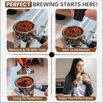 Load image into Gallery viewer, WDT Espresso Tool – Premium 0.35mm Needle Coffee Stirrer for Baristas | Precision Espresso Distribution Tool for Better Extraction with Extra 10 Needles | Matt Black