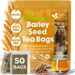 Load image into Gallery viewer, FreshDrinkUS, Premium 50 Barley Tea Bags, 100% Natural &amp; Pure from Barley. Herbal Tea. Made with Natural Material Tea Bags. No Sugar, No Caffeine, No Gluten, Vegan.