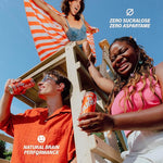 Load image into Gallery viewer, GURU Peach Mango Punch Organic Energy Drinks, Clean Energy Drink with Plant Based Natural Caffeine from Green Tea + Focus with L Theanine, Gluten Free and Vegan, 140MG Caffeine, 12oz (Pack of 12)