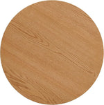 Load image into Gallery viewer, NORDICANA Single Accent Side Table for Living Room, 19.6 Inch Wide 19.6 Inch Tall Oak Color Round End Table for Sofa, Bedroom, Manufactured Wood Top with Oak Veneer