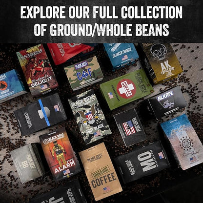 Black Rifle Coffee Company Beyond Black, 84 Count, Dark Roast K Cups - Single Serve K Cups Coffee Pods - Kcup Pods Compatible with Keurig 1.0 & 2.0 - Made from Arabica Beans