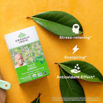 Load image into Gallery viewer, ORGANIC INDIA Tulsi Green Tea Bags - Holy Basil Tea, African Basil, Stress Relieving, Immune Support, USDA Certified Organic, Premium Darjeeling Green Tea, Caffeinated - 18 Infusion Bags, 3 Pack