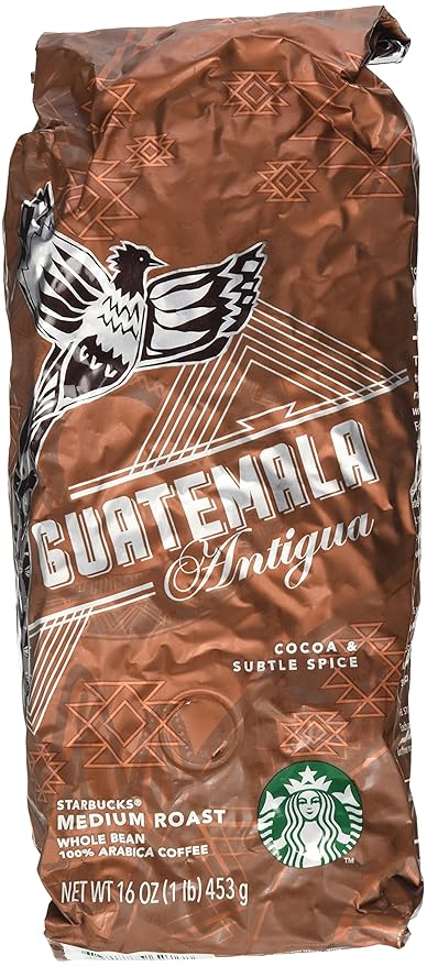 Starbucks Guatemala Antigua, Whole Bean Coffee, 16 Ounce (Pack of 1)