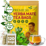 Load image into Gallery viewer, FreshDrinkUS, Yerba Mate Tea Bags | 120 Tea Bags | Traditional South American Herbal Tea – Smooth &amp; Refreshing Flavor – Premium Quality, Sustainably Sourced. Vegan.