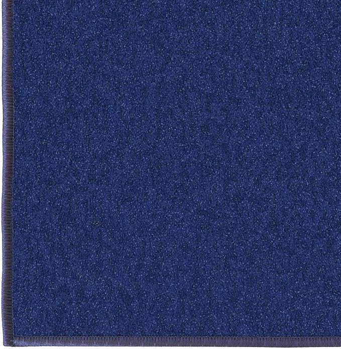 Ottomanson Hallway Runner Rug 2'2" x 6' Non Slip Solid Area Rugs Easy to Clean Laundry Rug Runner Durable & Pet Friendly Floor Carpet Runners for Hallways Entryway Living Room Kitchen, Navy