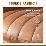 Load image into Gallery viewer, High Back Office Chair,Modern Swivel Office Chair,Brown Suede Fabric Gaming Chair,Height Adjustable Home Office Desk Chair with Lumbar Support