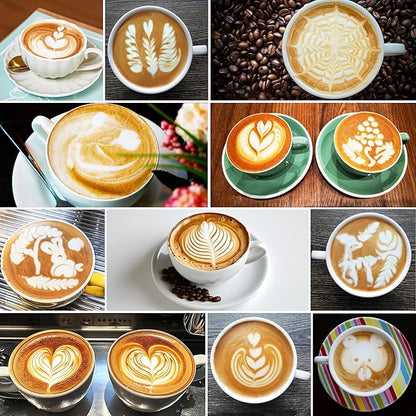 Apexstone Coffee Steaming Pitcher 12 oz/350 ml, Espresso Milk Frothing Pitcher 12 oz, Espresso Steaming Pitcher 12 oz, Art Pen INCLUDED