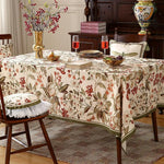 Load image into Gallery viewer, Designer Bohemian Linen Rectangular Tablecloth,Colorful Floral Pattern Table Cloth,Wrinkle Resistant Decorative Tablecloths for Dining Thanksgiving Kitchen Party,55"*87"-Grace A