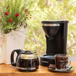 Load image into Gallery viewer, Mixpresso Drip Coffee Maker Coffee (6 Cups), Black