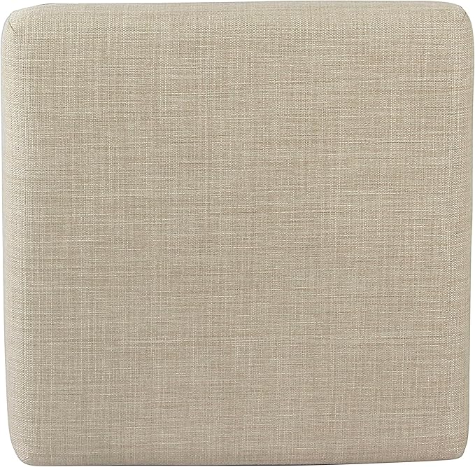 HomePop Home Decor | Modern 24-Inch Counter Stool | Backless Metal Frame Bar Stools Counter Height | Decorative Home Furniture, Natural