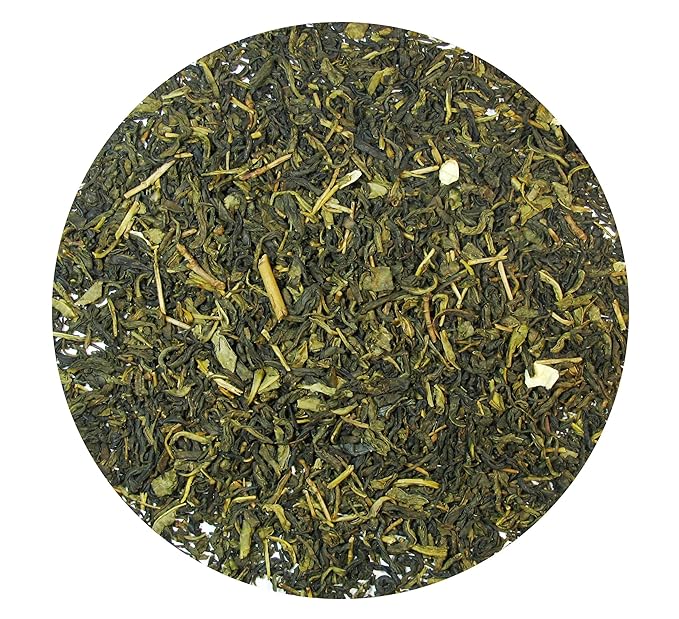 Greenhilltea Decaf Jasmine Green Tea, Perfect beverage who wish for Caffeine-Free Tea (1 LB)