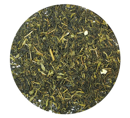 Greenhilltea Decaf Jasmine Green Tea, Green Tea Perfect beverage who wish for Caffeine-Free Tea - 4 Oz Bag