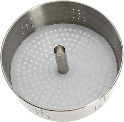 COLETTI Percolator Coffee Filters — Disc Coffee Filters For Percolators – For Classic Enamel Percolator Coffee Pots – Perfectly Tasteless, Mesh Filter [100 pack, Synthetic, 3.3” Small Basket]