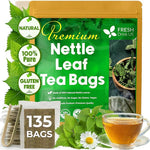 Load image into Gallery viewer, FreshDrinkUS, Premium 135 Nettle Leaf Tea Bags, 100% Natural &amp; Pure, Stinging Nettle Leaf Tea, Burn Nettle, Stinging Nettle, Stinger Tea, No Sugar/Caffeine/Gluten, Vegan